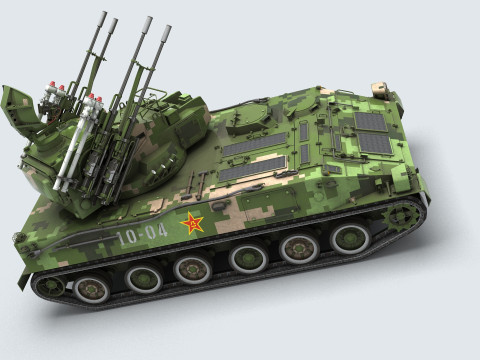 Chinas PGZ-04 3D Модель