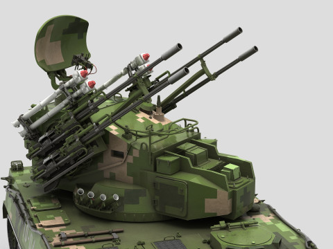 Chinas PGZ-04 3D Модель