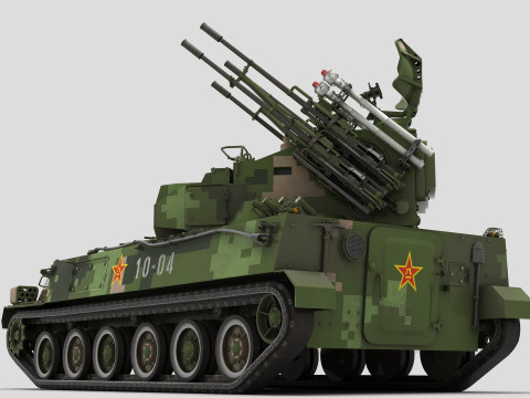 Chinas PGZ-04 3D Модель