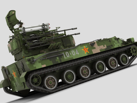 Chinas PGZ-04 3D Модель