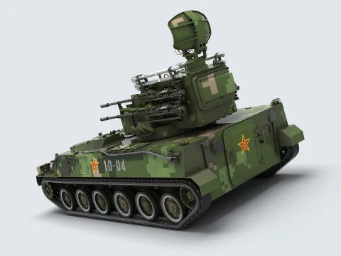 Chinas PGZ-04 3D Model