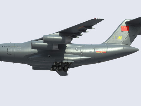 Xian Y20 Large Military Transport Aircraft 3D 模型