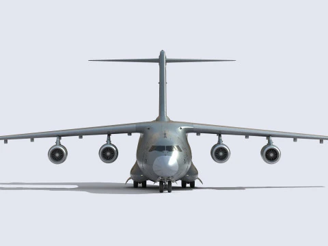 Xian Y20 Large Military Transport Aircraft 3D Model