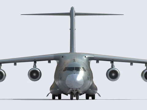 Xian Y20 Large Military Transport Aircraft 3D Model