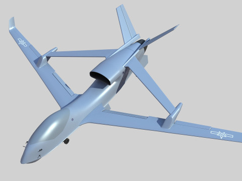 Chengdu Xianglong WZ7 UAV Modello 3D