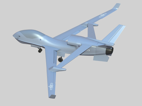 Chengdu Xianglong WZ7 UAV 3D मॉडल