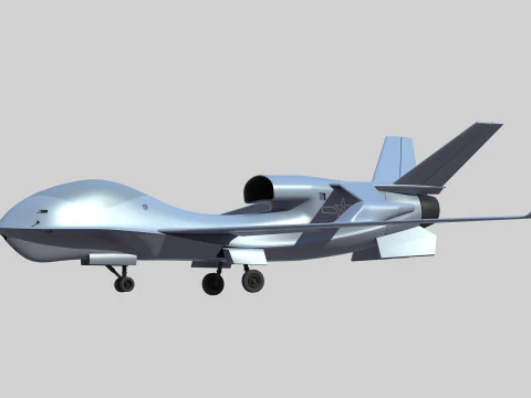 Chengdu Xianglong WZ7 UAV 3D Model