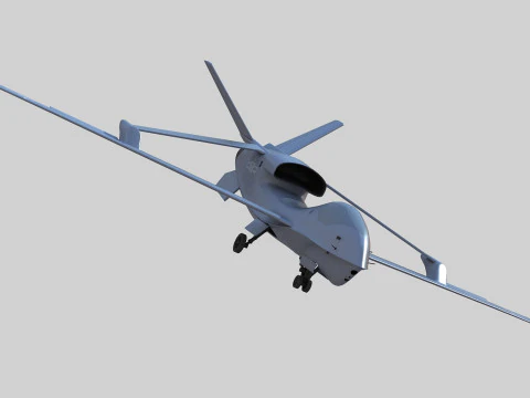 Chengdu Xianglong WZ7 UAV 3D Model