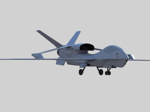 Chengdu Xianglong WZ7 UAV 3D मॉडल