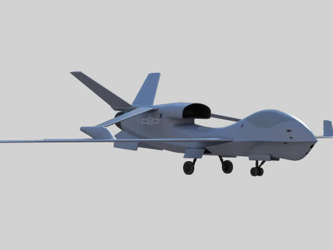 Chengdu Xianglong WZ7 UAV 3D Model