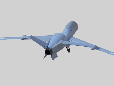 Chengdu Xianglong WZ7 UAV 3D मॉडल