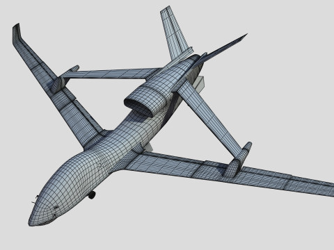 Chengdu Xianglong WZ7 UAV 3D मॉडल