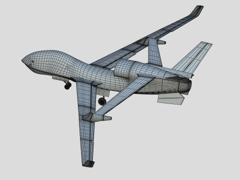 Chengdu Xianglong WZ7 UAV 3D मॉडल