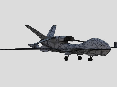 Chengdu Xianglong WZ7 UAV 3D मॉडल