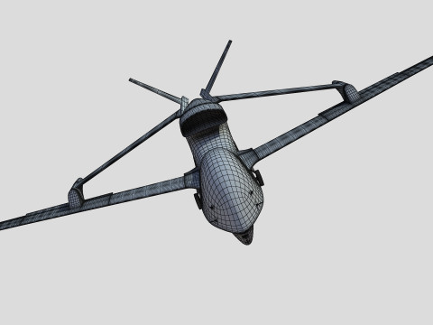Chengdu Xianglong WZ7 UAV 3D मॉडल