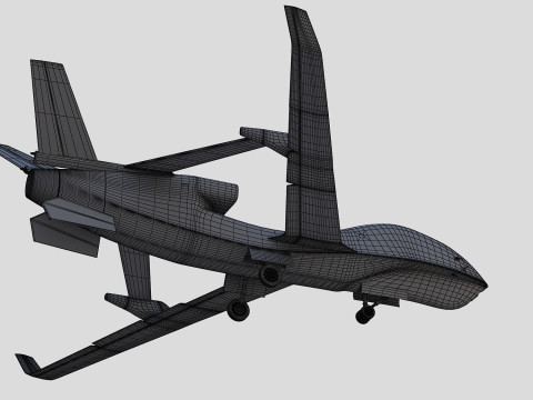 Chengdu Xianglong WZ7 UAV 3D मॉडल