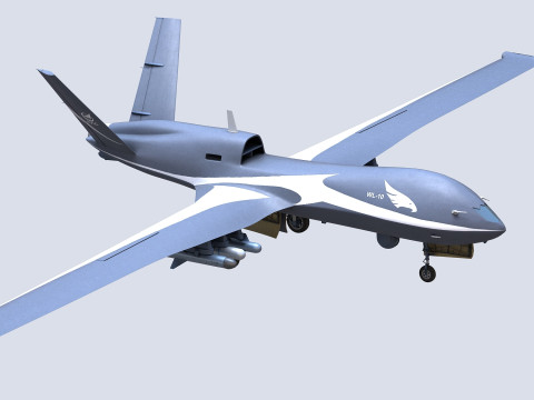 Wing Loong-10 UAV 3Dモデル