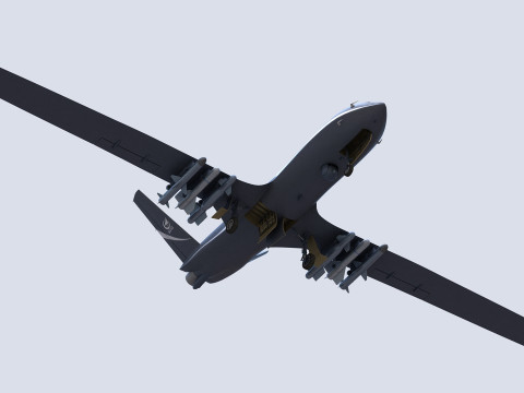 Wing Loong-10 UAV 3D Model
