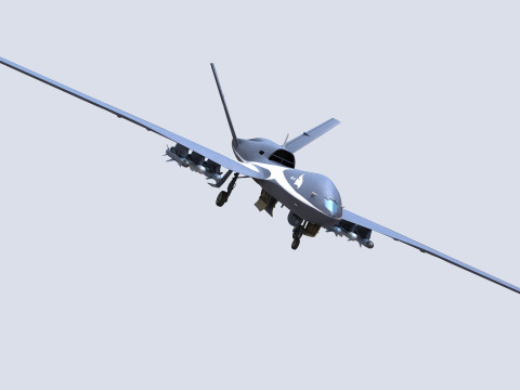 Wing Loong-10 UAV 3D Model