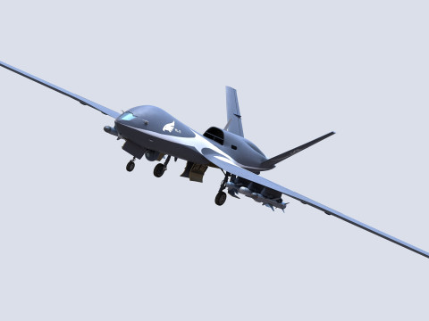 Wing Loong-10 UAV 3D Model