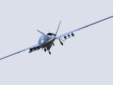 Wing Loong-10 UAV 3D Model