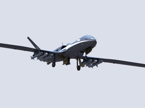 Wing Loong-10 UAV 3D Model