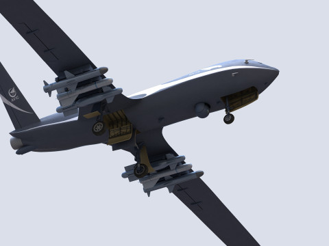 Wing Loong-10 UAV 3D Model