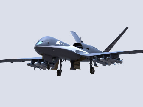 Wing Loong-10 UAV 3D Model