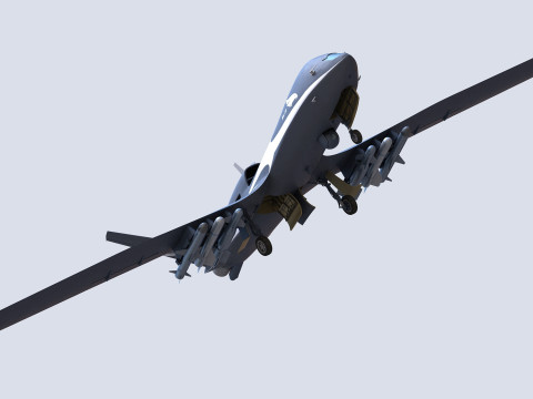 Wing Loong-10 UAV 3D Model