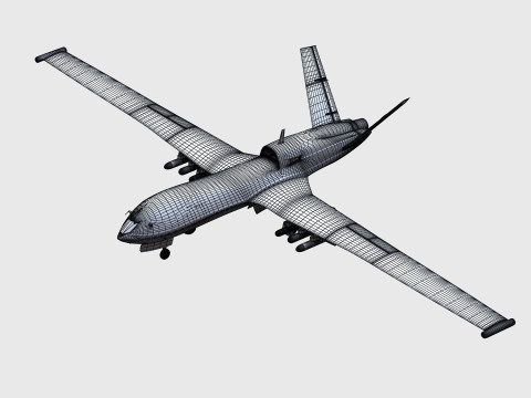 Wing Loong-10 UAV 3D Model