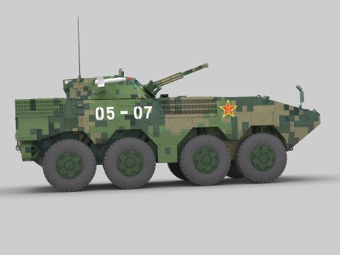 PLA ZBL-09 Snow Leopard IFV 3D 模型