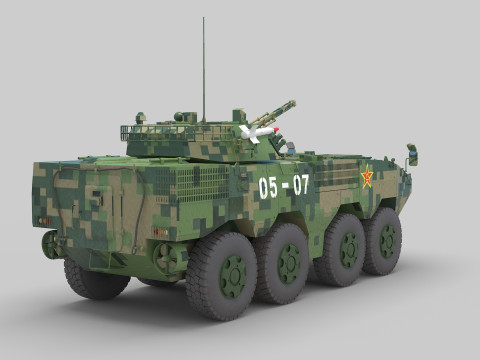 PLA ZBL-09 Snow Leopard IFV 3D 模型