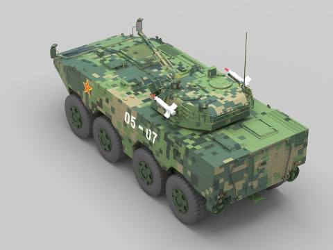 PLA ZBL-09 Snow Leopard IFV 3D 模型