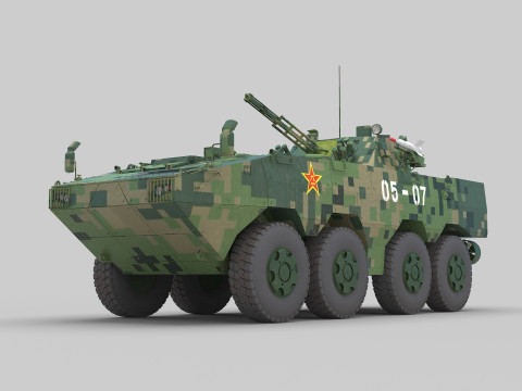 PLA ZBL-09 Snow Leopard IFV 3D 模型