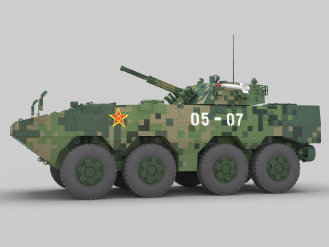 PLA ZBL-09 Snow Leopard IFV 3D 模型
