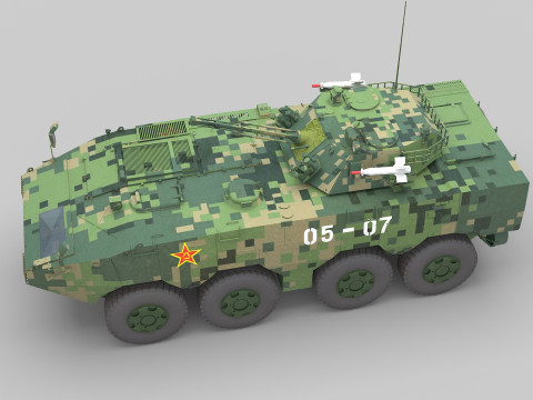 PLA ZBL-09 Snow Leopard IFV 3D 模型