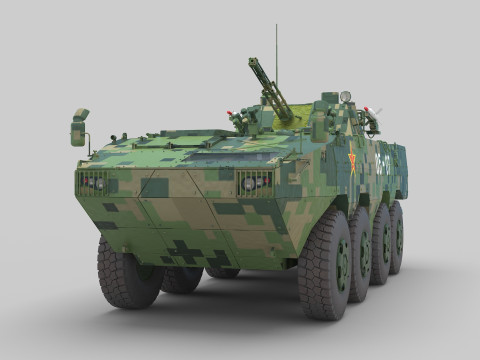 PLA ZBL-09 Snow Leopard IFV 3D 模型