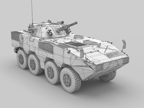 PLA ZBL-09 Snow Leopard IFV 3D 模型