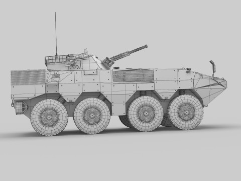 PLA ZBL-09 Snow Leopard IFV 3D 模型
