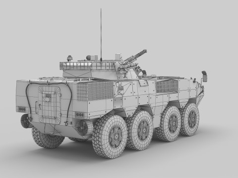 PLA ZBL-09 Snow Leopard IFV 3D 模型