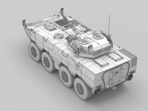 PLA ZBL-09 Snow Leopard IFV 3D 模型