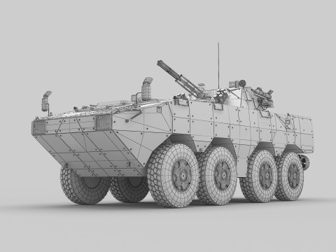 PLA ZBL-09 Snow Leopard IFV 3D 模型