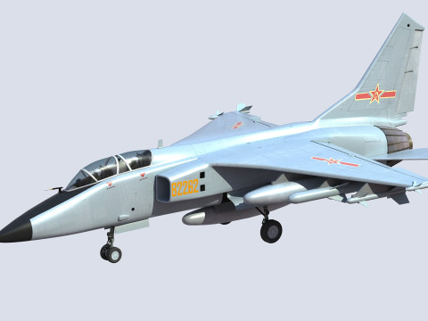 Chiński myśliwiec bombardujący JH-7 Model 3D