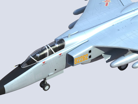 Chiński myśliwiec bombardujący JH-7 Model 3D