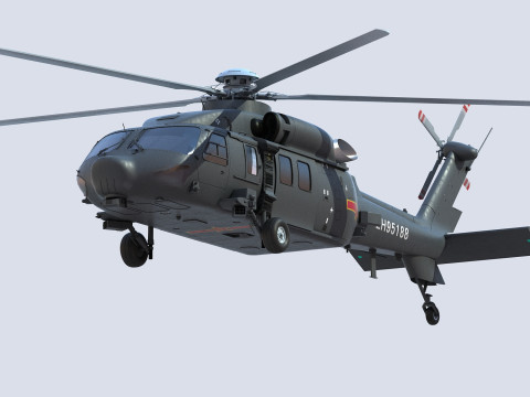 Harbin Z-20 3D Modell