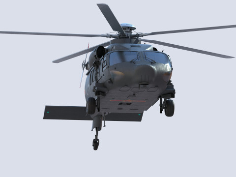 ハルビン Z-20 3Dモデル