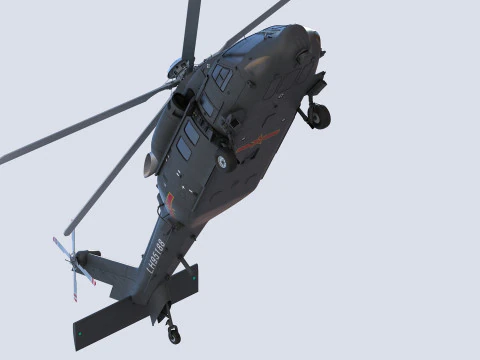 哈尔滨Z-20 3D 模型