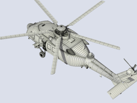 ハルビン Z-20 3Dモデル