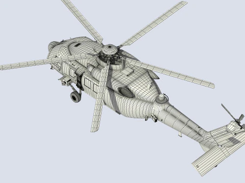 哈尔滨Z-20 3D 模型