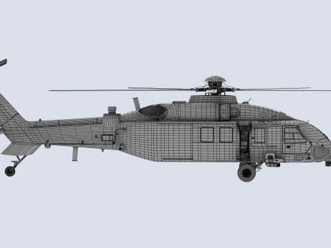 哈尔滨Z-20 3D 模型
